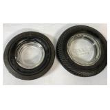 Mohawk Super Chief & Miller Tires ashtrays