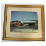 Coastal Tank Lines truck framed photo