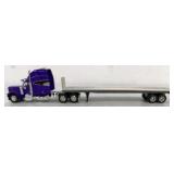 1/64 Custom Built Tractor w/Flatbed Trailer