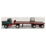 1/64 Custom Built Tractor Trailer w/Spool of Steel
