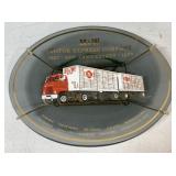 H&W Motor Express advertising glass ashtray
