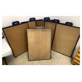 6 White Display Boards 36' T X 25' W
