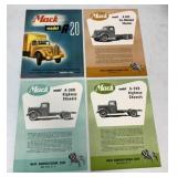 Mack Truck brochure and spec. sheets