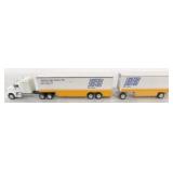 1/64 Custom Built United Van Lines Double Trailer