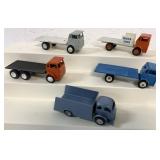 1/64 Custom Built lot of 5 Flatbed Trucks
