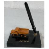 Autocar pen holder