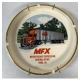 Motor Freight Express, Inc. advertising ashtray