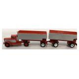 1/64 Custom Built Tractor w/Double Trailer