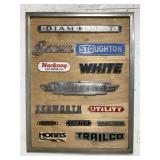 Framed Semi Badges