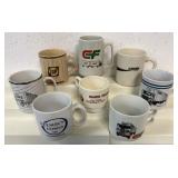 Lot of 8 Trucking Co. Coffee Cups