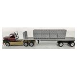 1/64 Custom Built Tractor Trailer w/Cement Blocks