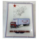 Red Star Express Lines advertising ashtray
