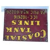 Coastal Tank Lines Sgin 18' H X 24' W