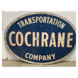 Cochrane Transportation Company Sign 41' H X