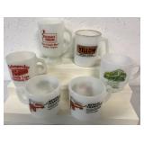 Lot of 6 Truck Co. Coffee Cups