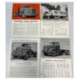 4 Diamond T truck brochures