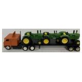 1/64 Custom Built Tractor Trailer w/John Deere