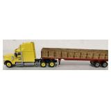 1/64 Custom Built Tractor Trailer w/ Wood Crates