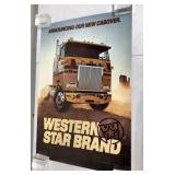 White Trucks Western Star Cabover poster