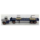 1/64 Custom Built Tractor Trailer w/Spools of Stee