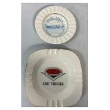 GMC  & Wheeling White Truck Co. ashtrays