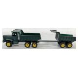 1/64 Custom Built Dump Truck w/Dump Trailer