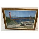 Consolidated Freightways framed print