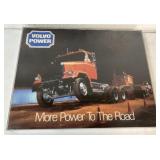 Volvo Power framed poster