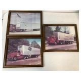 3 Mason Dixon photo copies in frames