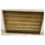 Wood and Glass Showcase