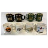 Lot of 8 Trucking Co. Coffee Cups