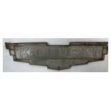 Kentucky Manufacturing Co. name plate