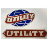 2 Utility name plates