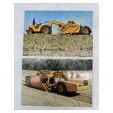 2 John Deere Scraper Oversized Postcards