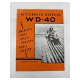 McCormick WD 40 Sales Brochure