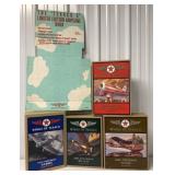 4 Wings of Texaco plane banks plus store display
