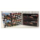 4 Texaco Havoline Race Car banks in boxes