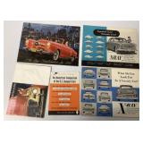 5 car brochures