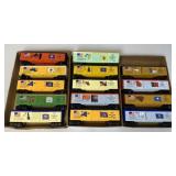 14 Lionel 'O' US 13 Colonies State Boxcars