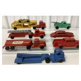 (7) Tootsietoy Trucks/Cars/Tanker