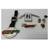 (7) Trucking Adv. Pcs-CF/Sterling Silver Pins