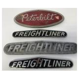 4 Peterbilt/Freightliner Emblems
