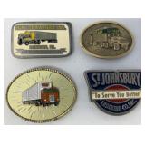 4 Truck Belt Buckles Crawford/Yellow/ABF other