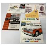 (4) Ford/Biederman/Hayes Brochures