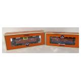 (2) Lionel 'O' gauge cabooses