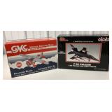 Goodwrench and GMC Airplane banks in boxes