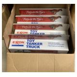 12 Exxon Tanker Trucks in boxes plus order form
