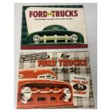 Ford 1951 and 1952 Truck brochures