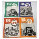 4 REO Truck brochures