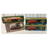 4 Texaco Truck banks in boxes